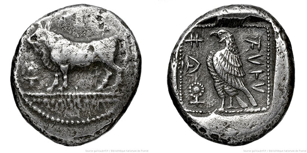 Silver siglos of Stasandros