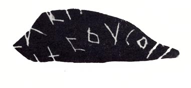 Vase inscription from Grotta Vanella (Segesta), IAS nr. 321