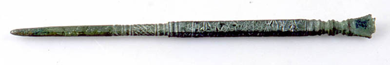 Stylet d’écriture avec inscription votive provenant d’Este